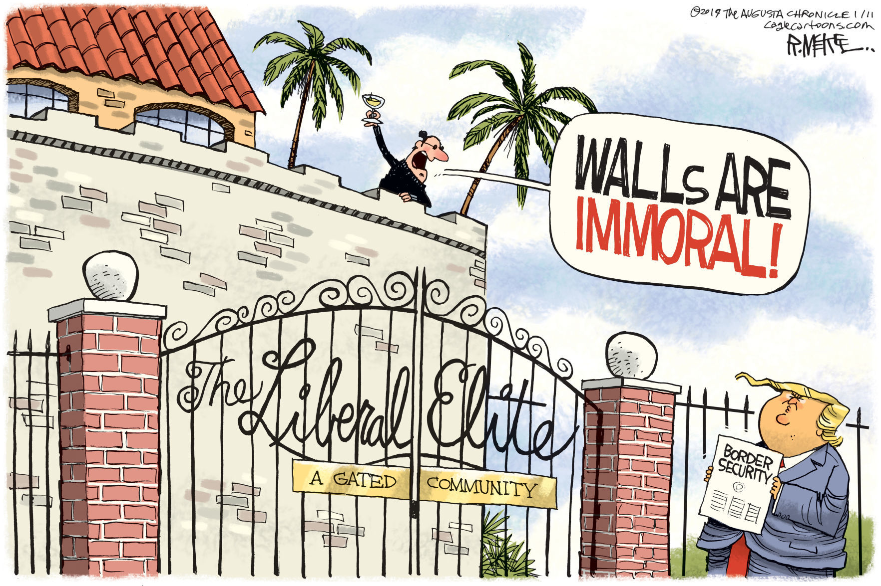 Wall Rick McKee, The Augusta Chronicle